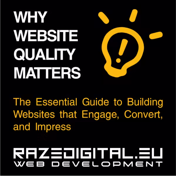 Why Website Quality Matters Cover